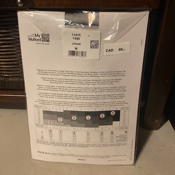 Wolford satin de luxe ULTRA RARE colour - Picture 2 of 5